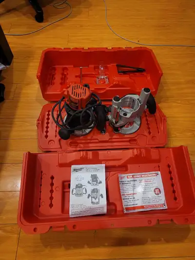 Milwaukee 5616-24 2-1/4 Max HP EVS Router Combo Kit, View more