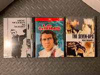 Bullitt Lemans The Seven Ups Movie DVDs Unused Factory Sealed