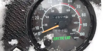 Encore en bon état, n'a pratiquement pas roulé