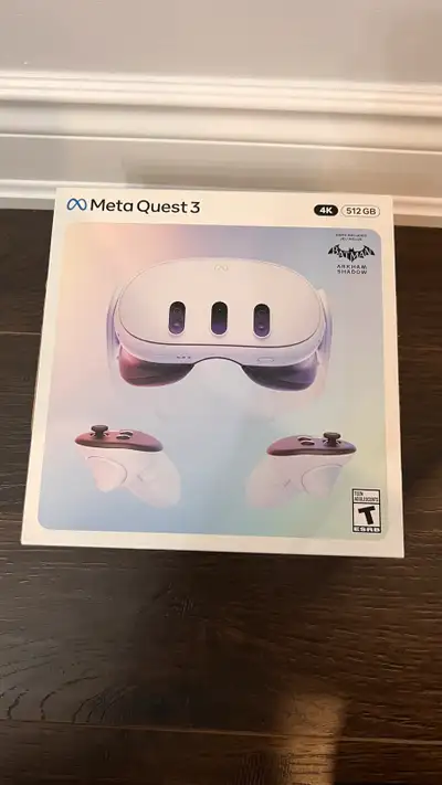 For sale is a brand new in box Meta Quest 3 512 GB 4K VR set. CASH ONLY. If ad is still up, item is...
