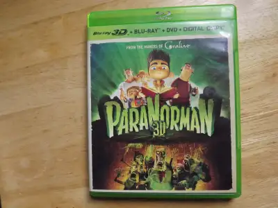 "ParaNorman" Blu-ray 3D + DVD I have for sale "ParaNorman" Blu-ray 3D + DVD in mint condition starri...