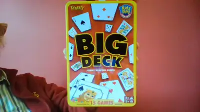 BIG DECK Giant Playing Cards in TIN 2006 Fundex Games COMPLETE, View more