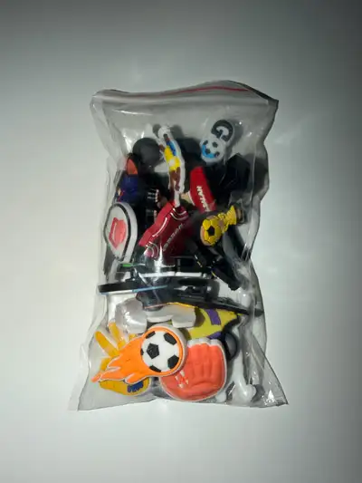 25 jibbitz mix (baseball, soccer, basketball), View more