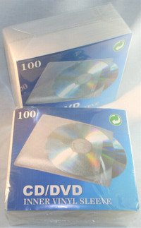 Enveloppe CD/DVD double vinyle standard remplaçant les boîtiers