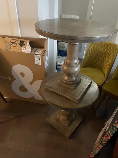 2 End tables , View more