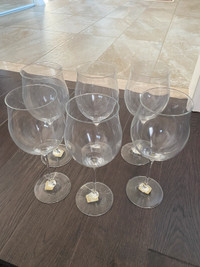 Crate & Barrel Wine Glasses Brand New