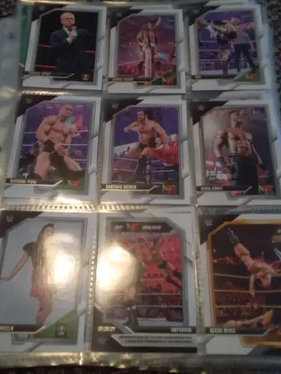 wrestling cards mint new