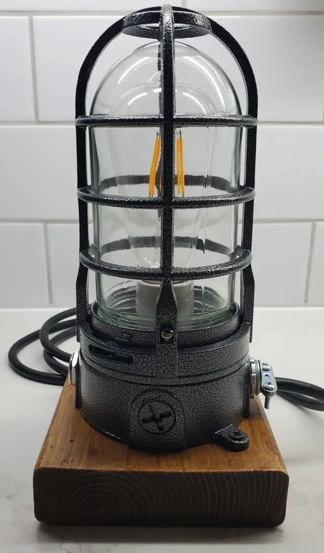 Steampunk Industrial Desk lamp with touch dimmer in Indoor Lighting & Fans in City of Toronto - Image 4