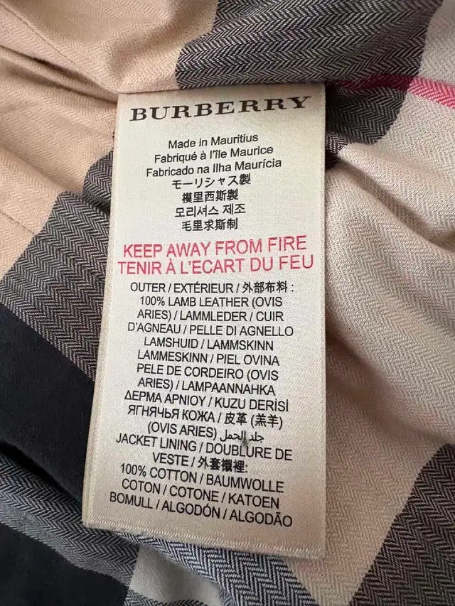 Burberry Brit Leather Jacket in Women's - Tops & Outerwear in Oshawa / Durham Region - Image 4