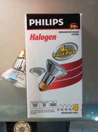 4 Pack Par20 Halogen Light Bulb 120V 50W