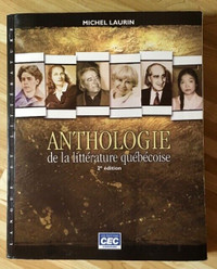 Anthologie de la littérature québécoise 2e édition