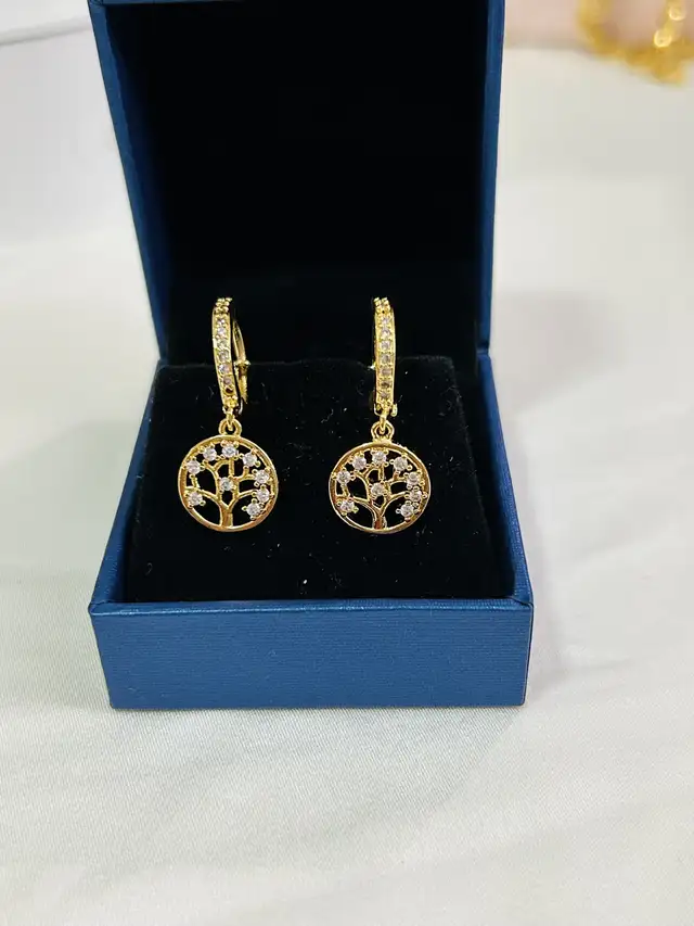 earrings 24k gold filled 