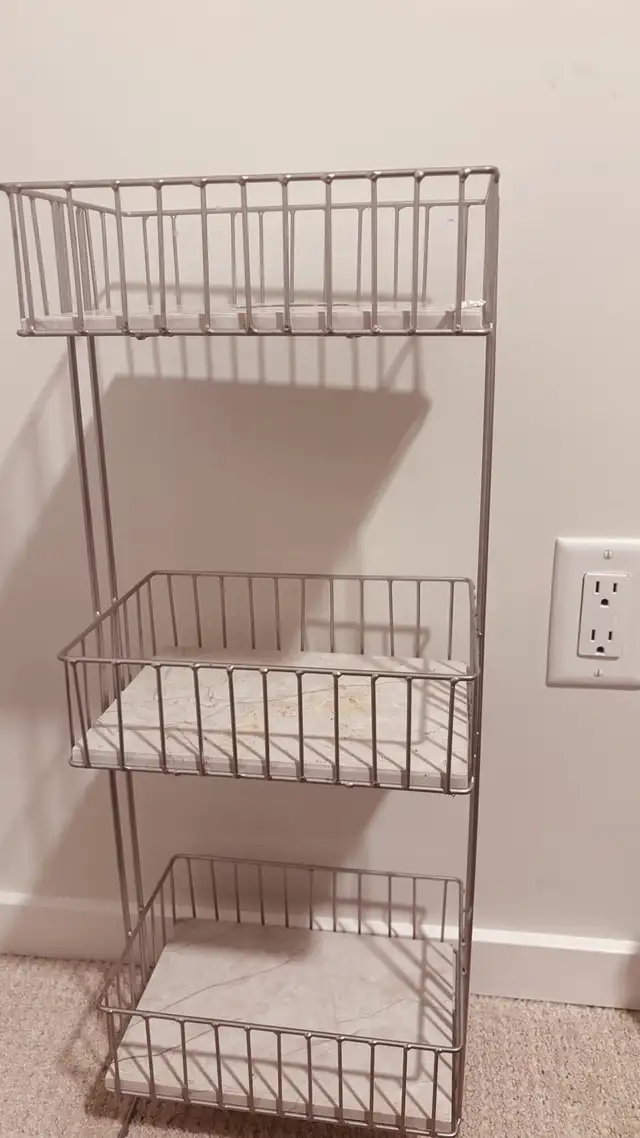 Bathroom organizer shelf in Storage & Organization in St. Albert - Image 3