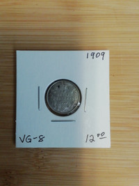 1909 Canada 10¢ VG-8 Coin