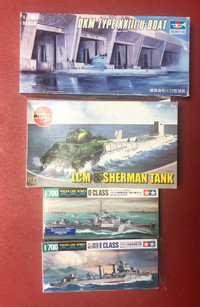 Water Assets plastic Model kits new kits (opened/sealed) 1:700 /