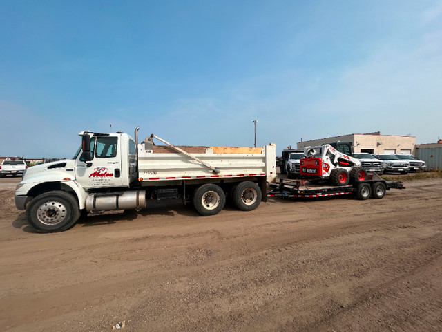Skidsteer Bobcat & Tandem Dump Truck Services in Excavation, Demolition & Waterproofing in Edmonton