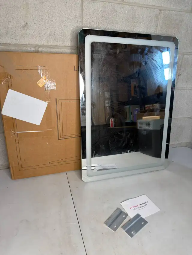Lmsedf 20"L x 28"W Led Bathroom Mirror with Lights, Anti-Fog in Home Décor & Accents in Markham / York Region - Image 3