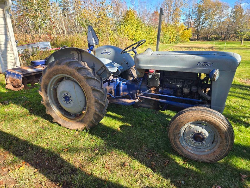 1956 Ford 600 Antique tractor with Roter Tiller | Farming Equipment ...