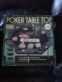 Foldout Poker Table Top