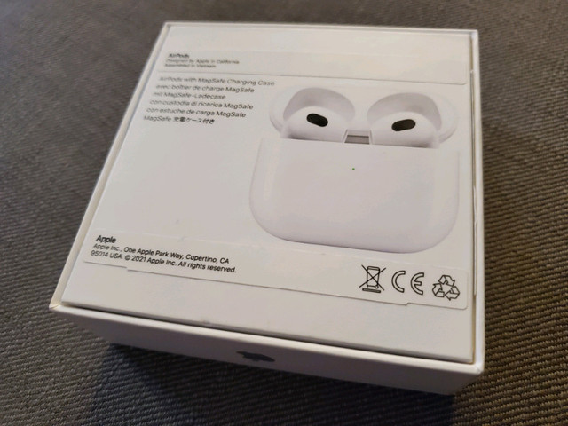 Genuine Airpods 3rd generation   BOX    and packaging only in Headphones in City of Toronto - Image 2