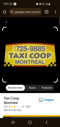 Taxi a louer coop de Montréal.  Shift de jour. Toyota camry 2017