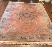 Large Oriental wool carpet