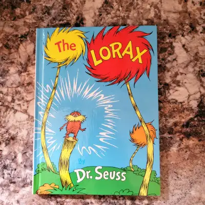Dr Seuss The Lorax Hardcover Book-Large size, View more