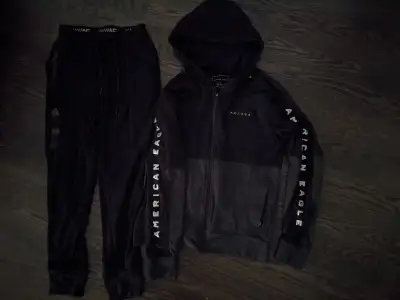 American Eagle Sweatpants and Zip-up Sweatshirt - youth, View more