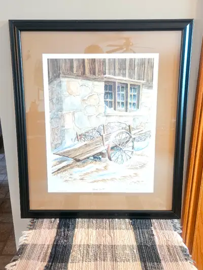 TERRY MC DONALD PRINT "WOOD CART" 133/225, View more
