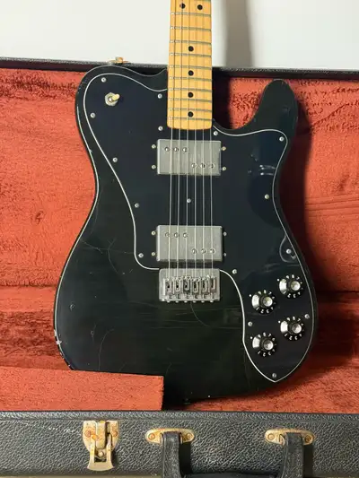 Original vintage 1977 Fender Telecaster Deluxe. The original finish has the right amount of patina i...