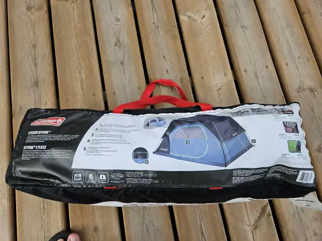 coleman skydime 6 person tent in Fishing, Camping & Outdoors in Barrie - Image 2