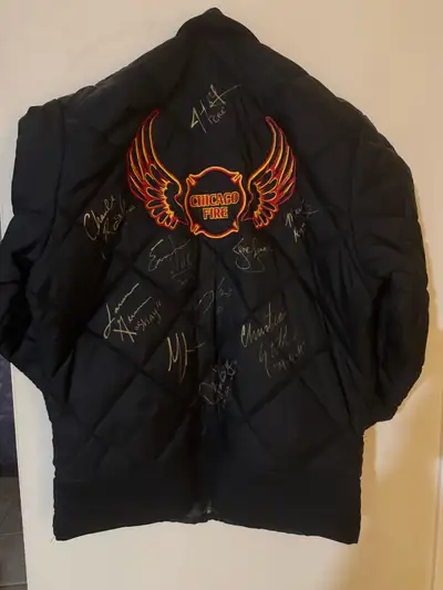 Chicago Fire Tv Show First Seasons Autographed Jacket, View more