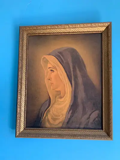 Mary by Warner Sallman framed lithograph 1948, View more