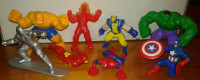 complete set 2010 McDonald's happy meal toys  Marvel 8 figures