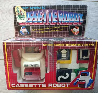Vintage 1980's Cassette Robot Smart Bot, View more