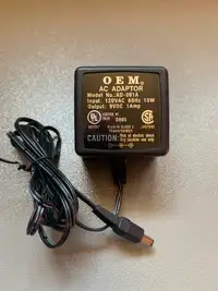9V/1Amp power adapter
