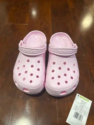 Pink milk crocs, View more