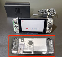 Nintendo Switch Original ⎮ Custom Clear    Transparent