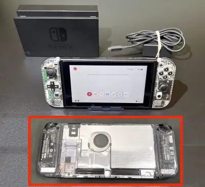 Nintendo Switch Original ⎮ Custom Clear Transparent, View more