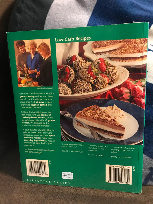 Cookbook- Low-Carb Recipes -  Manotick in Other in Ottawa - Image 2