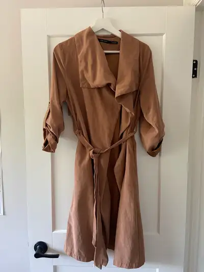 Women’s Suede Trench Coat - Small, View more