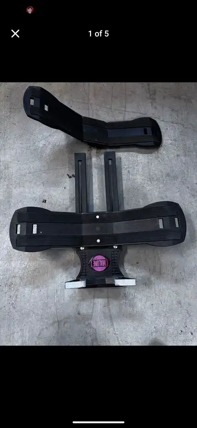 The Malone Seawing Stinger Combo load assist carrier kayak roof system. I am quite short and this al...