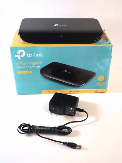 TP-Link TL-SG1008D 8-Port Gigabit Ethernet Desktop Switch, View more