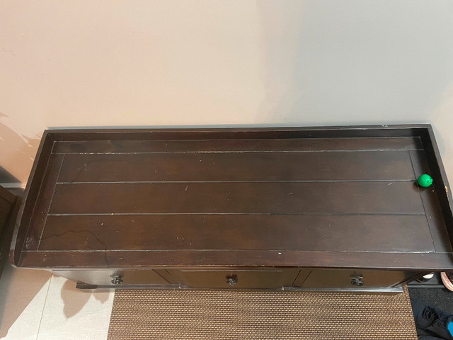 Solid Wood Bench with 3 large drawer in Bookcases & Shelving Units in Oakville / Halton Region - Image 4