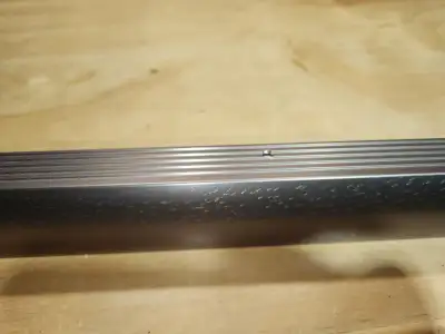 Stair Nosing Brushed Platinum 6ft, Includes Matching Screws See link for exact specs ...