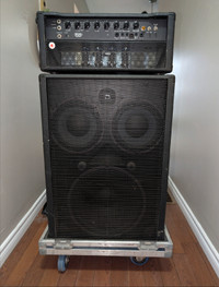 Traynor YBA 200 with Cab and road case 