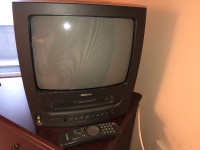 Used cathode ray tube Toshiba TV (VCR is broken) for sale