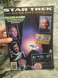 1994 Star Trek Generations Official Movie Magazine 3D Starlog
