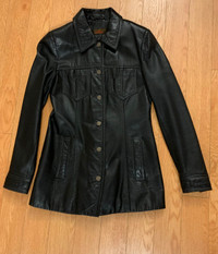 Woman’s Black leather jacket