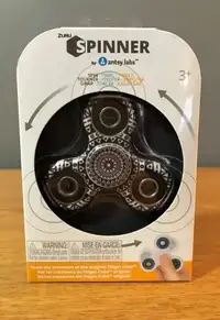 Antsy Labs Fidget Spinner (Black Swirl) - NEW